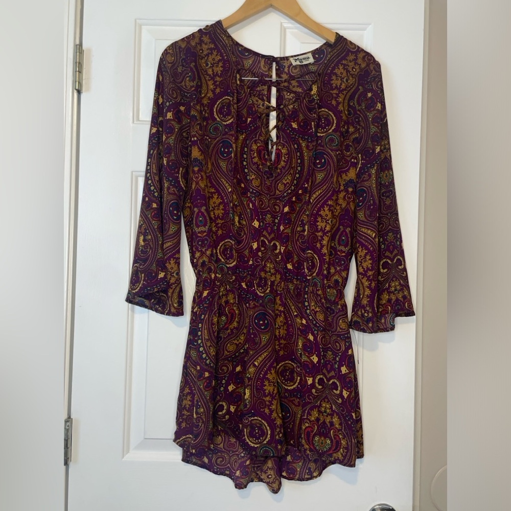 Show Me Your Mumu Tillie Tie Romper 0200